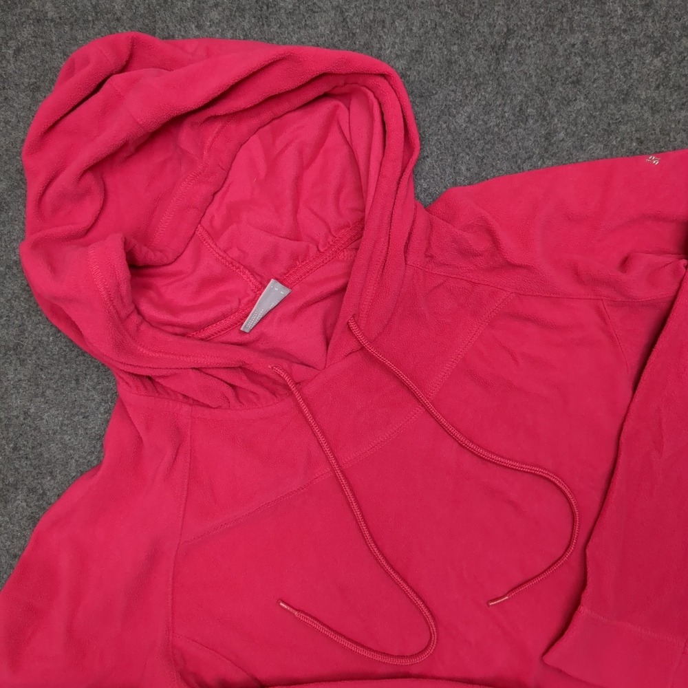 Columbia Pink Fleece Hoodie Size S Hooded Sweatshirt Pockets Casual Activewear‎